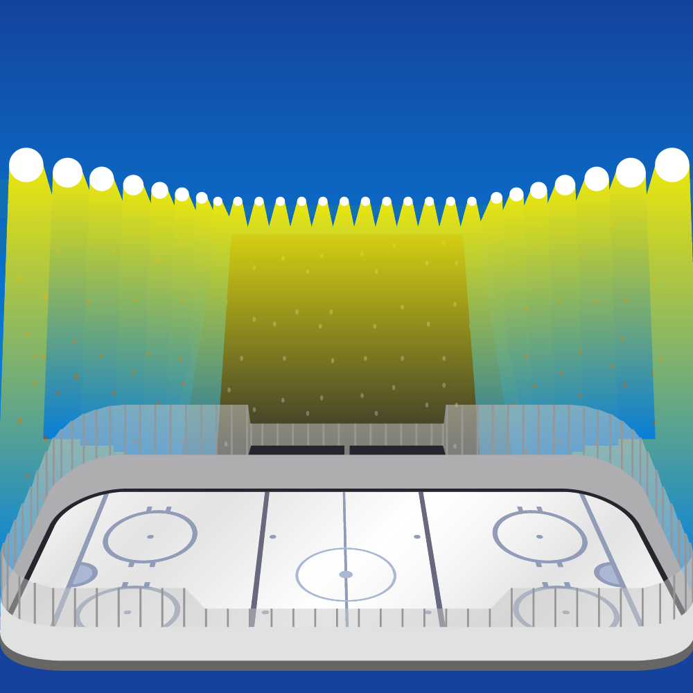 Osvetlenie pre zimné štadióny a ľadové plochy