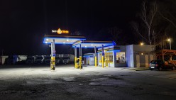 NARSPETROL - Osvetlenie čerpacej stanice