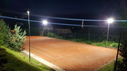 Kružliak - Osvetlenie tenisového kurtu