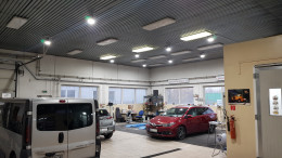 Toyota AUTOGRAND - osvětlení haly