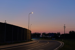 Obchvat Jílové u Prahy - LED pouliční svítidla